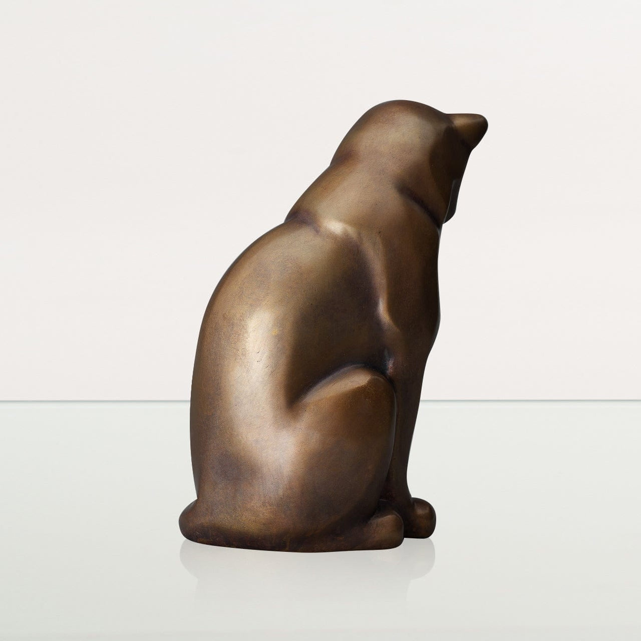 Cast Bronze Cat Urn "Neko" | Premium Quality Bronze Pet Urn - Pulvis Art Urns