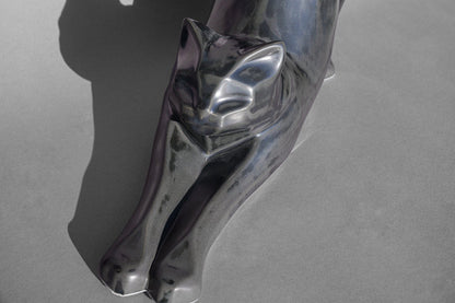 Cat Cremation Urn For Ashes "Grace" - Dark Matte | Ceramic Pet Urn - Pulvis Art Urns