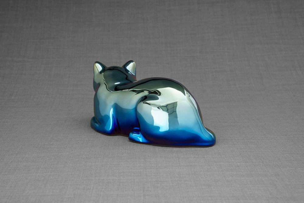 
                  
                    Pulvis Art Urns Pet Urn Cat Cremation Urn for Ashes - Titanized | Ceramic | Handmade
                  
                