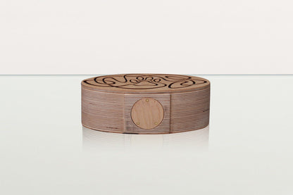 Cosmic Paw Cremation Urn - Plywood | Pet Urn - Pulvis Art Urns