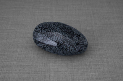 Reptile Pet Urn - Dark Blue | Ceramic | HydroGraphics - Pulvis Art Urns