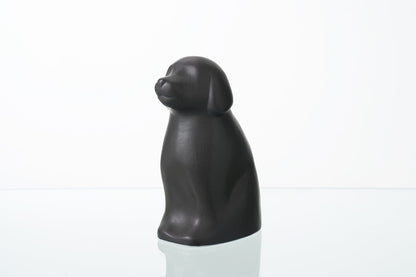 "Cuddle" Pet Urn for Dog - Grey Matte | Ceramic | Handmade - Pulvis Art Urns