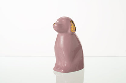 "Cuddle" Pet Urn for Dog - Pink | Ceramic | Handmade - Pulvis Art Urns