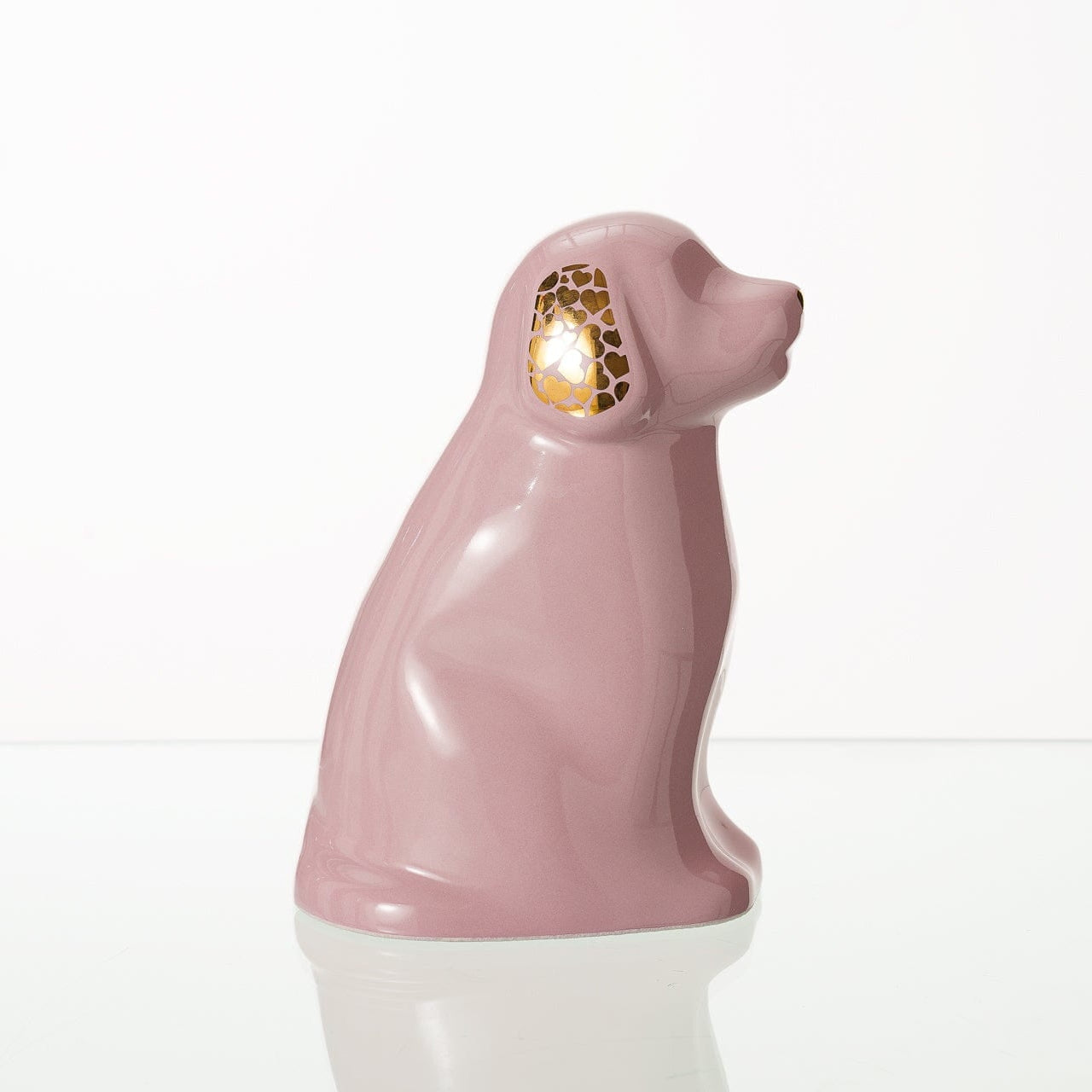 "Cuddle" Pet Urn for Dog - Pink | Ceramic | Handmade - Pulvis Art Urns