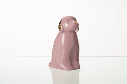 "Cuddle" Pet Urn for Dog - Pink | Ceramic | Handmade - Pulvis Art Urns