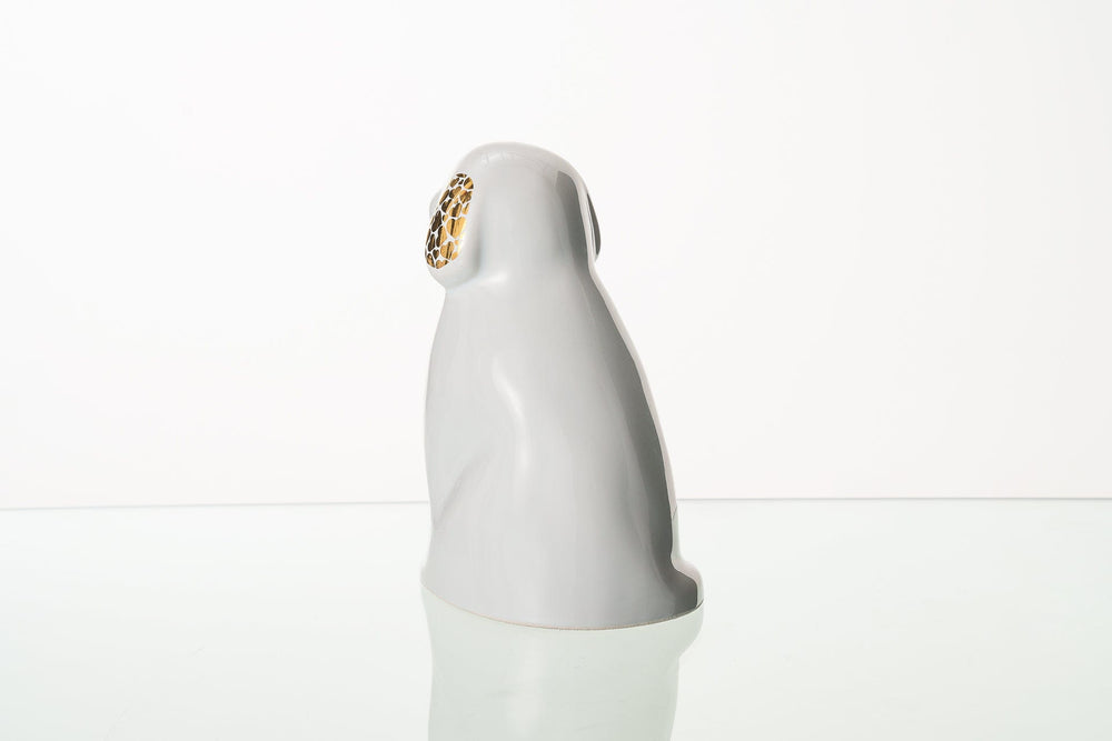 Pulvis Art Urns Pet Urn "Cuddle" Pet Urn for Dog - White | Ceramic | Handmade