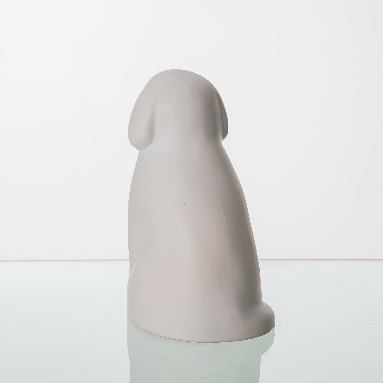 "Cuddle" Pet Urn for Dog - White Matte | Ceramic | Handmade - Pulvis Art Urns