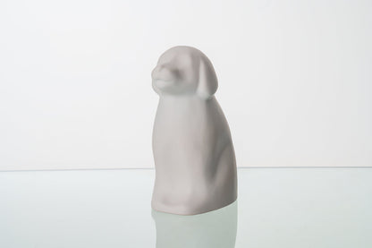 "Cuddle" Pet Urn for Dog - White Matte | Ceramic | Handmade - Pulvis Art Urns