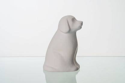 "Cuddle" Pet Urn for Dog - White Matte | Ceramic | Handmade - Pulvis Art Urns