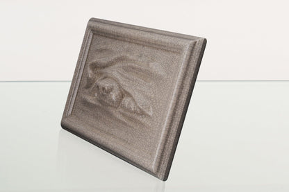 Dog Cremation Urn for Ashes - Craquelure | Ceramic | Handmade Pet Urn - Pulvis Art Urns