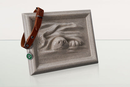 Dog Cremation Urn for Ashes - Craquelure | Ceramic | Handmade Pet Urn - Pulvis Art Urns