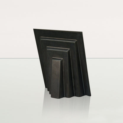 French Bulldog Pet Frame Urn - Dark Matte | Ceramic | Handmade Pet Urn - Pulvis Art Urns