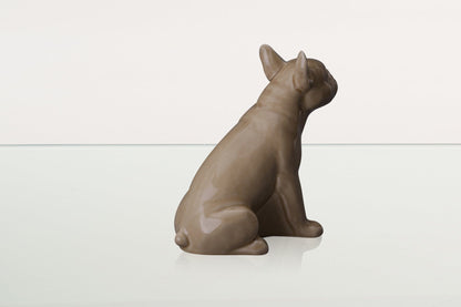 French Bulldog Pet Urn - Beige | Ceramic Dog Urn - Pulvis Art Urns
