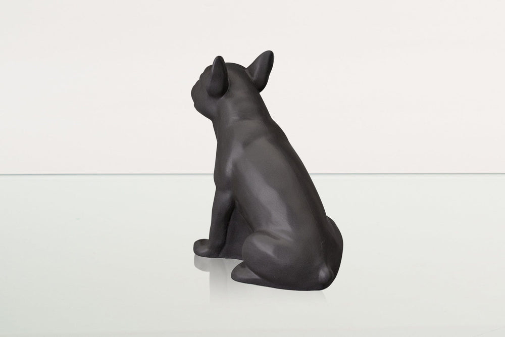 Pulvis Art Urns Pet Urn French Bulldog Pet Urn - Grey Matte | Ceramic Dog Urn