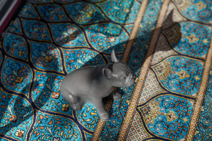 French Bulldog Pet Urn - Grey Matte | Ceramic Dog Urn - Pulvis Art Urns