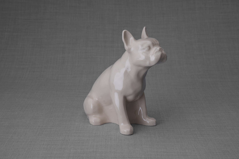 Pulvis Art Urns Pet Urn French Bulldog Pet Urn - Transparent | Ceramic Urn