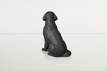 Golden Retriever Pet Urn - Grey Matte | Ceramic Dog Urn - Pulvis Art Urns