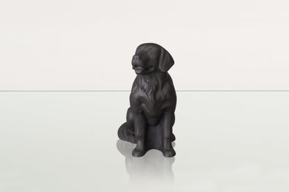 Golden Retriever Pet Urn - Grey Matte | Ceramic Dog Urn - Pulvis Art Urns