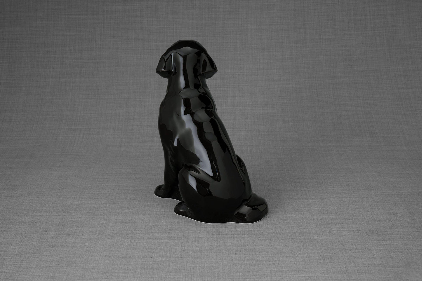 
                  
                    Pulvis Art Urns Pet Urn Golden Retriever Pet Urn - Lamp Black | Ceramic Urn
                  
                