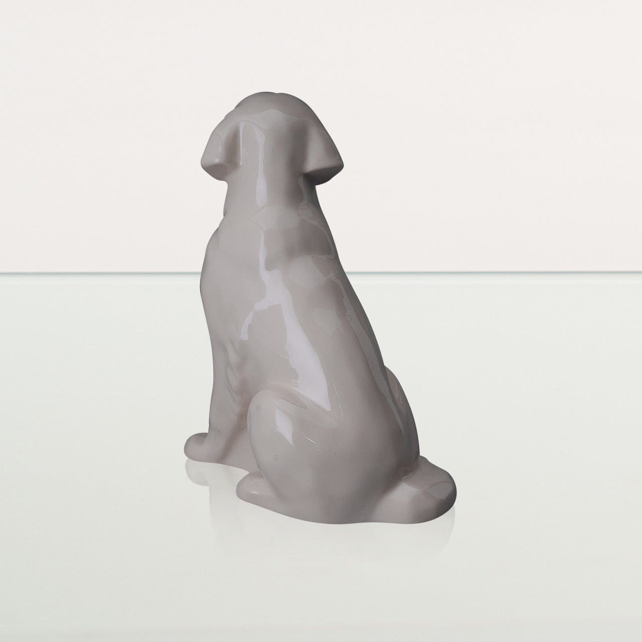 Golden Retriever Pet Urn - Off-white | Ceramic Dog Urn - Pulvis Art Urns