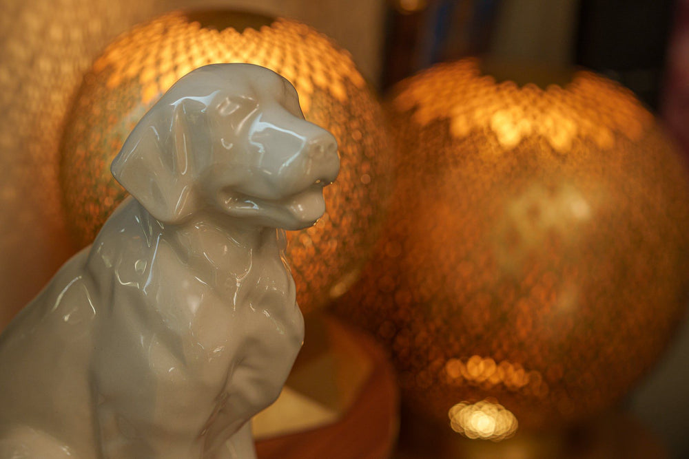 
                  
                    Pulvis Art Urns Pet Urn Golden Retriever Pet Urn - Transparent | Ceramic Urn
                  
                