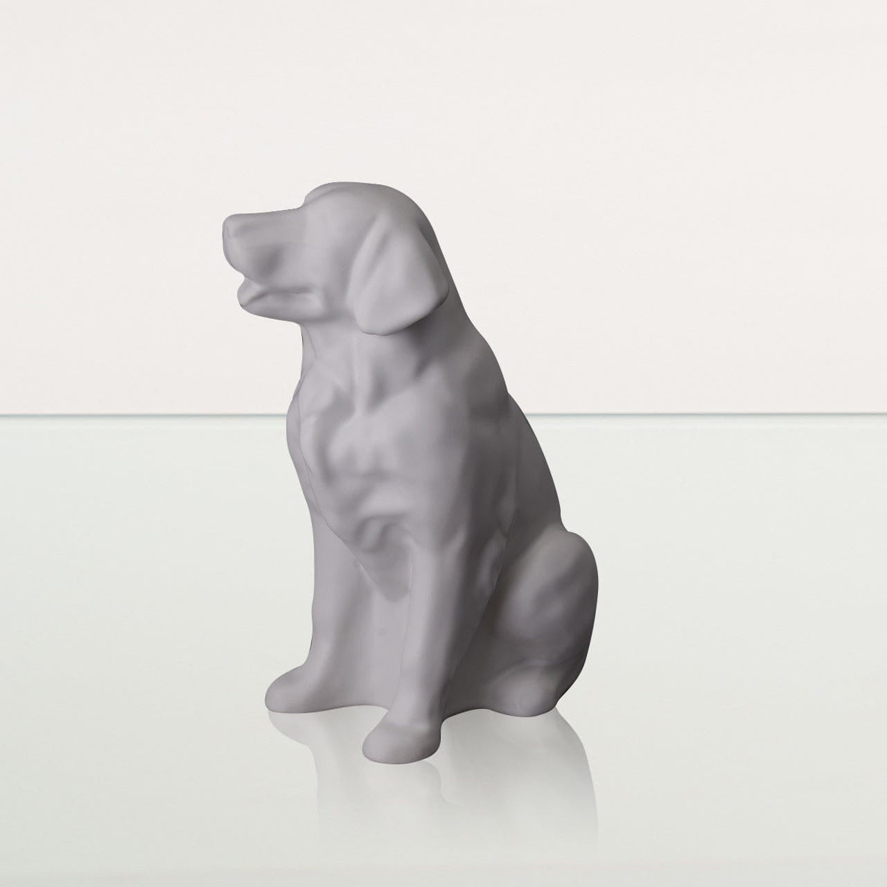 Golden Retriever Pet Urn - White Matte | Ceramic Dog Urn - Pulvis Art Urns