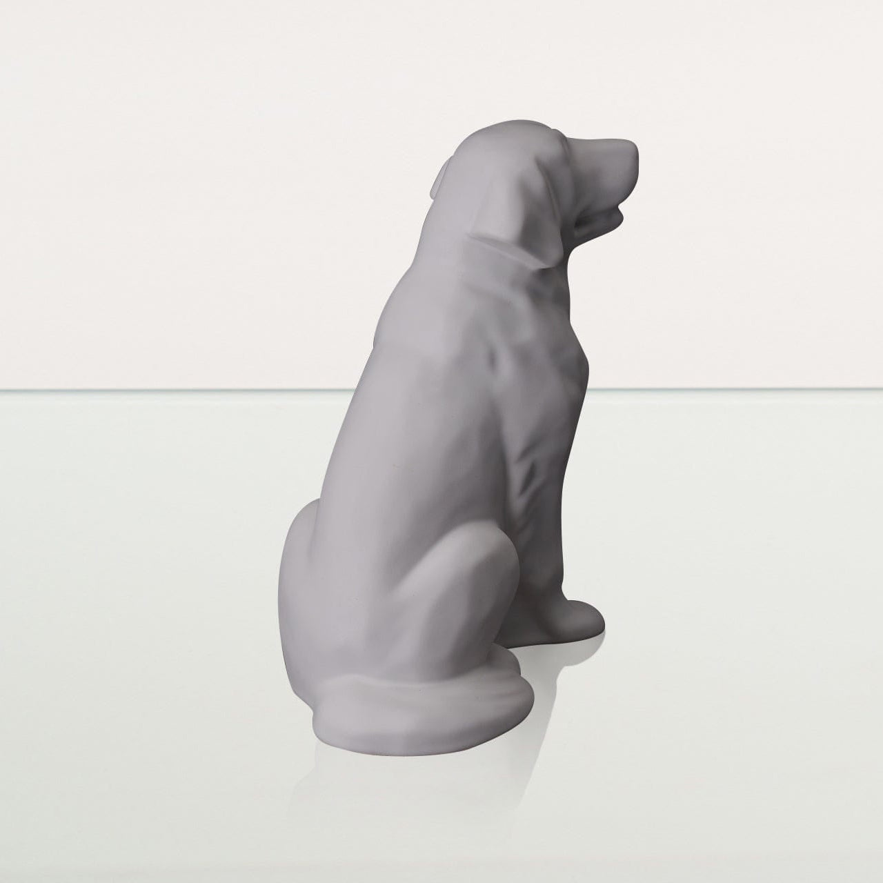 Golden Retriever Pet Urn - White Matte | Ceramic Dog Urn - Pulvis Art Urns