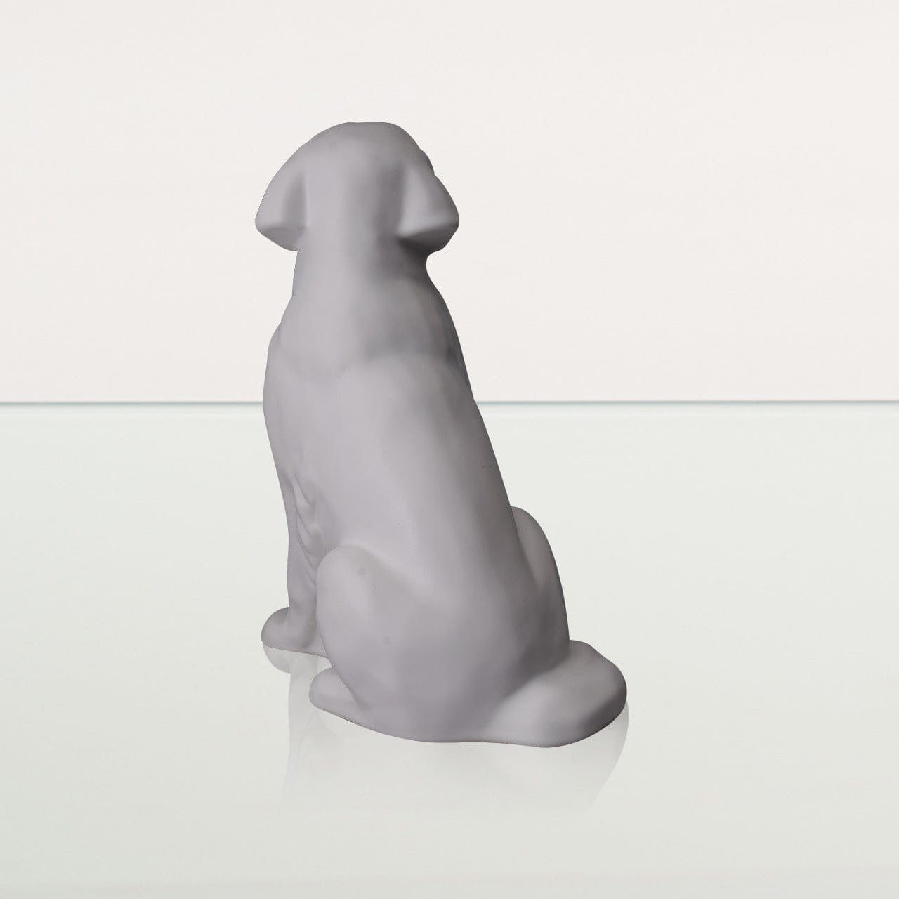 Golden Retriever Pet Urn - White Matte | Ceramic Dog Urn - Pulvis Art Urns