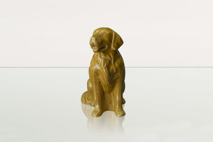 Golden Retriever Pet Urn - Yellow | Ceramic Dog Urn - Pulvis Art Urns