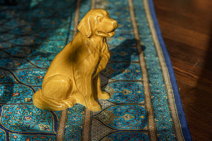 Golden Retriever Pet Urn - Yellow | Ceramic Dog Urn - Pulvis Art Urns
