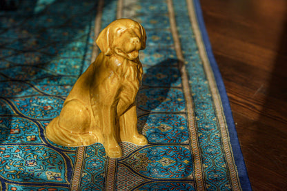 Golden Retriever Pet Urn - Yellow | Ceramic Dog Urn - Pulvis Art Urns