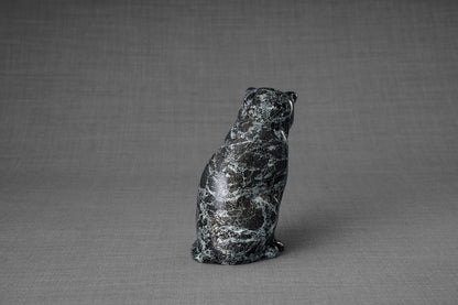 HydroGraphics Mini Pet Urn "Neko - Cosmos" - Ceramic | Hydro Dipping - Pulvis Art Urns