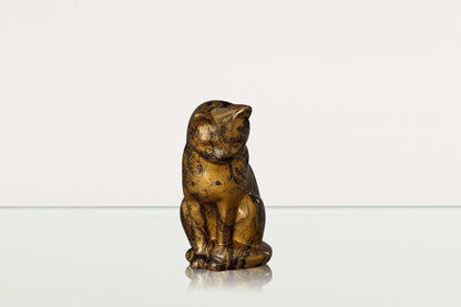 HydroGraphics Mini Pet Urn "Neko - Rusty " - Ceramic | Hydro Dipping - Pulvis Art Urns