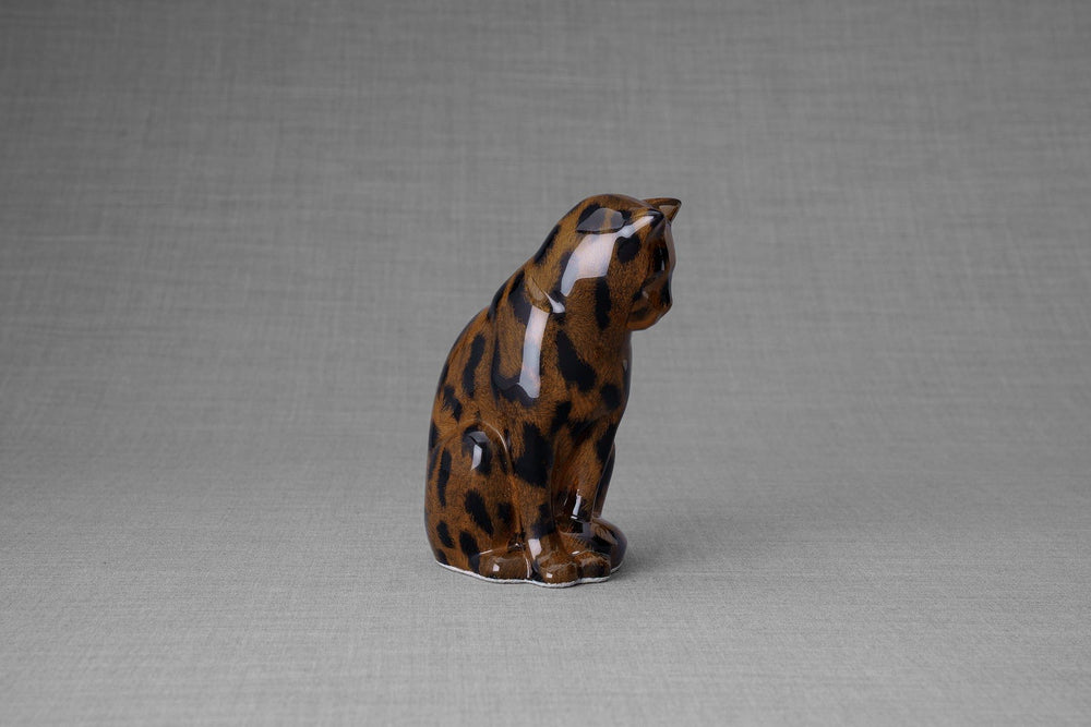 
                  
                    Pulvis Art Urns Pet Urn HydroGraphics Mini Pet Urn "Neko" | Spotted Dark | Ceramic
                  
                