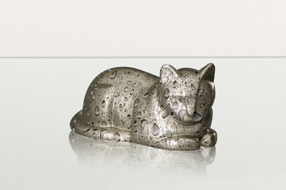 HydroGraphics Pet Urn For Cat - "Drops" - Ceramic | Hydro Dipping - Pulvis Art Urns