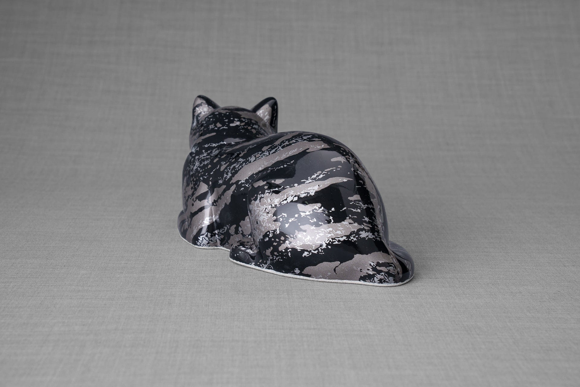 HydroGraphics 猫用ペット骨壺 | ミックスグレー | セラミック