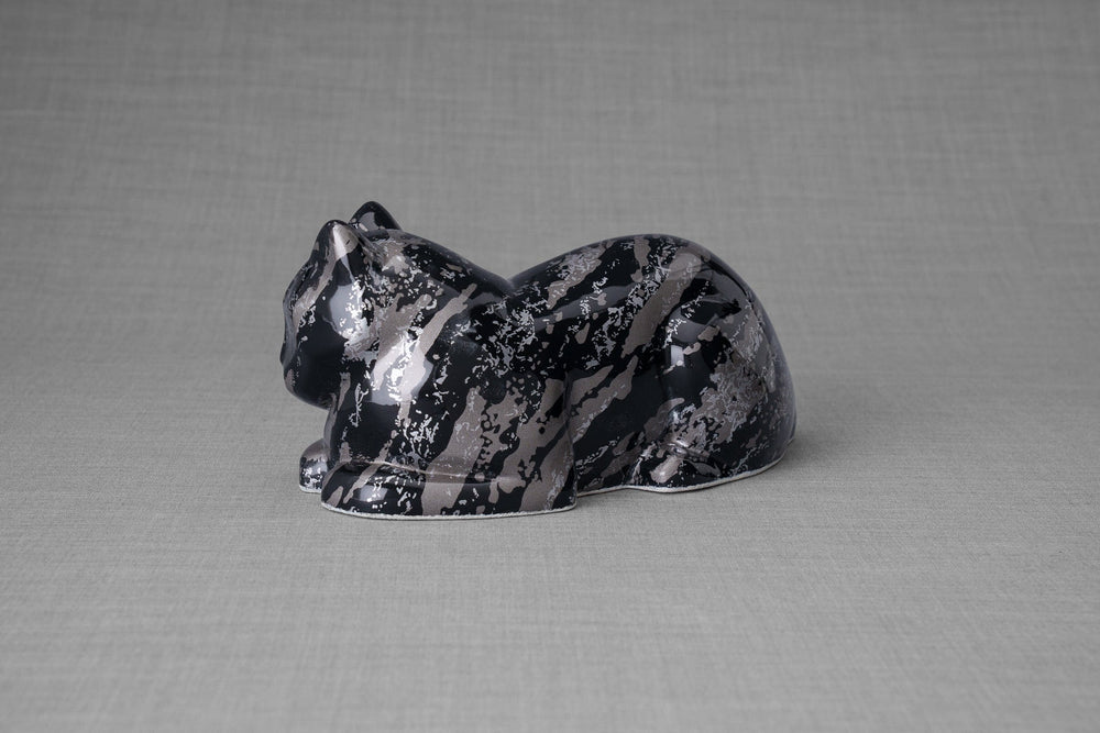 
                  
                    Pulvis Art Urns Pet Urn HydroGraphics Pet Urn For Cat | Mixed Gray | Ceramic
                  
                
