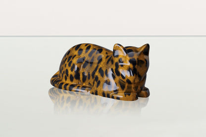 HydroGraphics Pet Urn For Cat | Spotted Light | Ceramic - Pulvis Art Urns