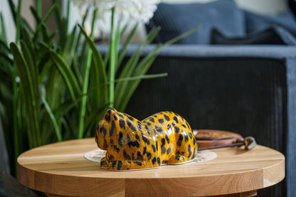 HydroGraphics Pet Urn For Cat | Spotted Light | Ceramic - Pulvis Art Urns