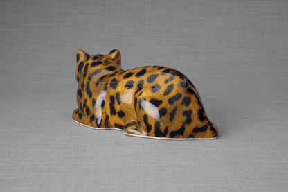 HydroGraphics Pet Urn For Cat | Spotted Light | Ceramic - Pulvis Art Urns