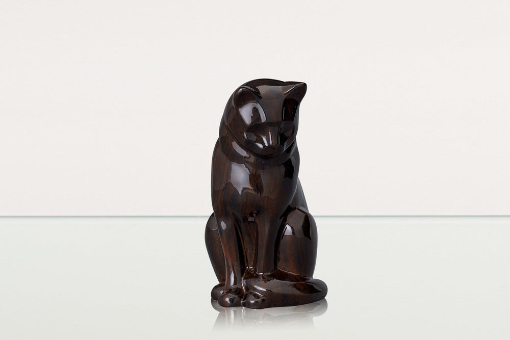 
                  
                    Pulvis Art Urns Pet Urn HydroGraphics Pet Urn "Neko - Mahagony" - Ceramic | Hydro Dipping
                  
                