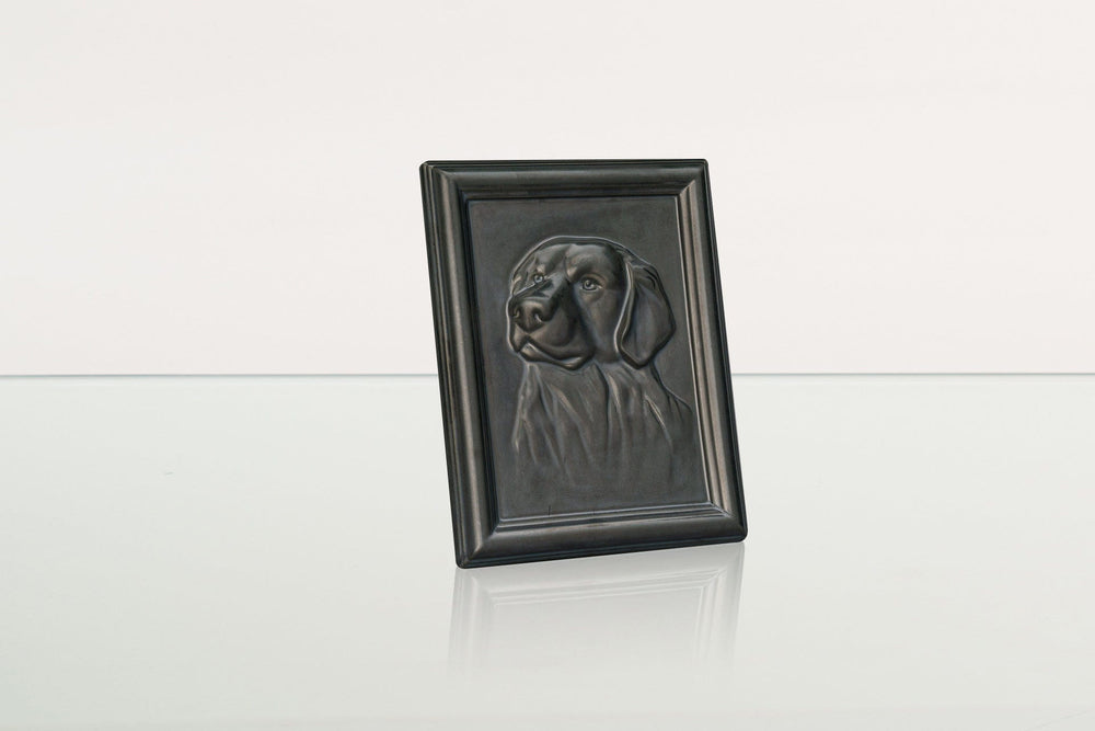Pulvis Art Urns Pet Urn Labrador Pet Urn for Ashes - Dark Matte | Ceramic | Handmade Pet Urn