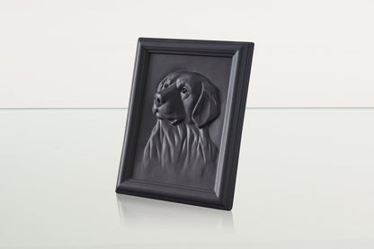 Labrador Pet Urn for Ashes - Grey Matte | Ceramic | Handmade Pet Urn - Pulvis Art Urns