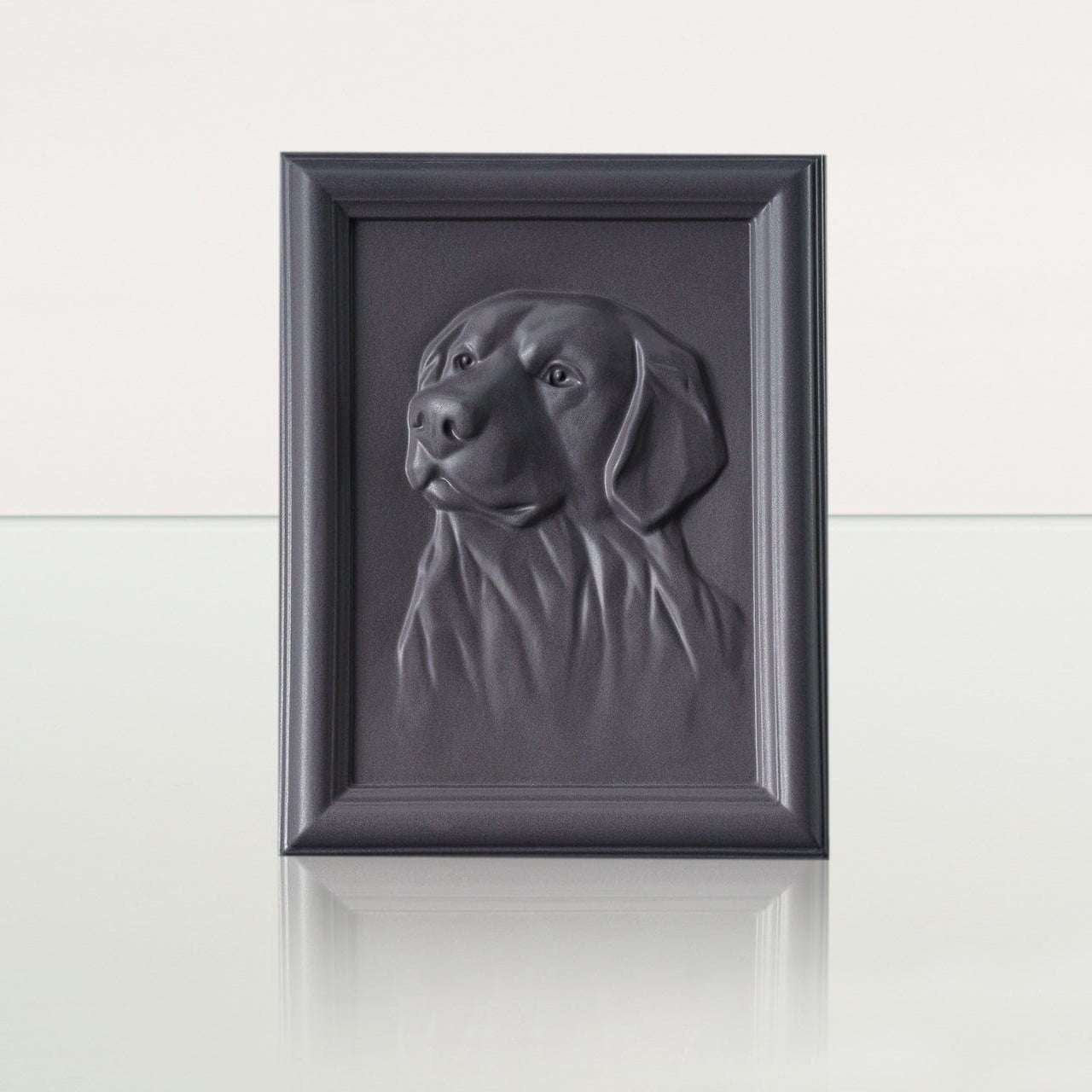 Labrador Pet Urn for Ashes - Grey Matte | Ceramic | Handmade Pet Urn - Pulvis Art Urns