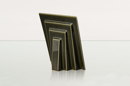 Labrador Pet Urn for Ashes - Oily Green | Ceramic | Handmade Pet Urn - Pulvis Art Urns