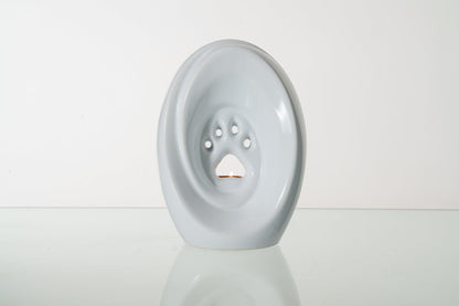 Large Paw Cremation Urn - White | Ceramic | Handmade Pet Urn - Pulvis Art Urns