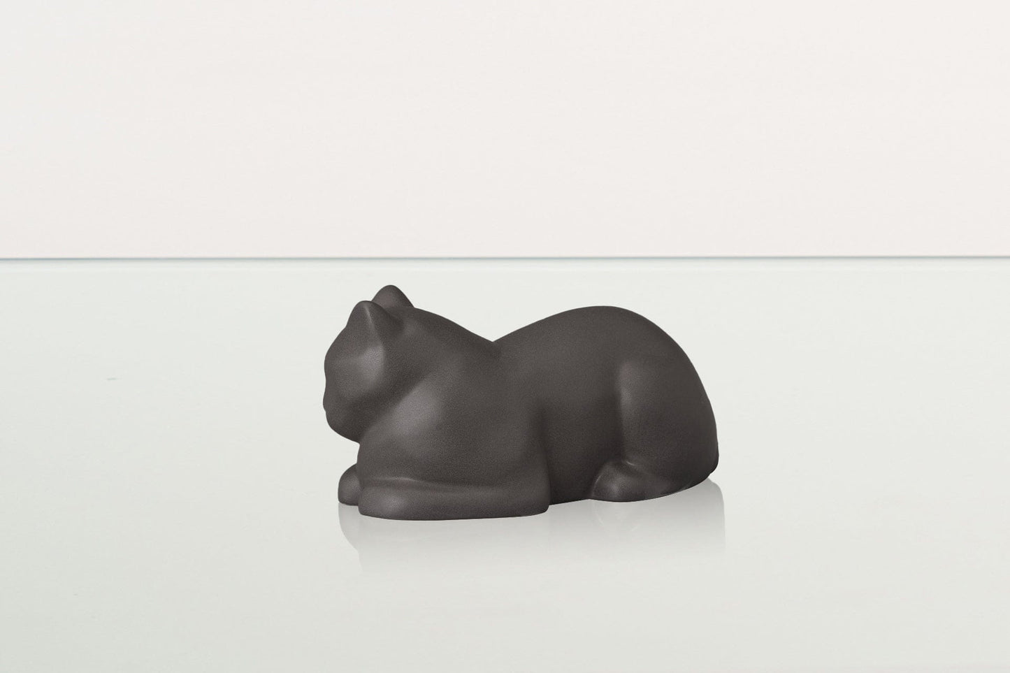 
                  
                    Pulvis Art Urns Pet Urn Mini Laying Cat Cremation Urn - Grey Matte | Ceramic Pet Urn
                  
                