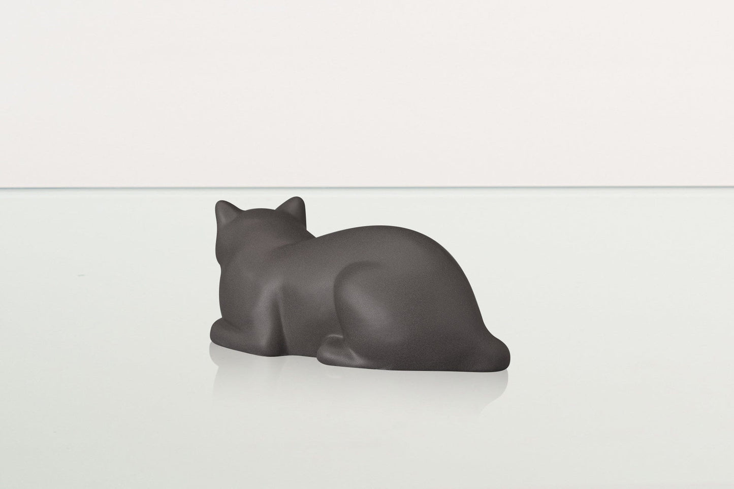 
                  
                    Pulvis Art Urns Pet Urn Mini Laying Cat Cremation Urn - Grey Matte | Ceramic Pet Urn
                  
                