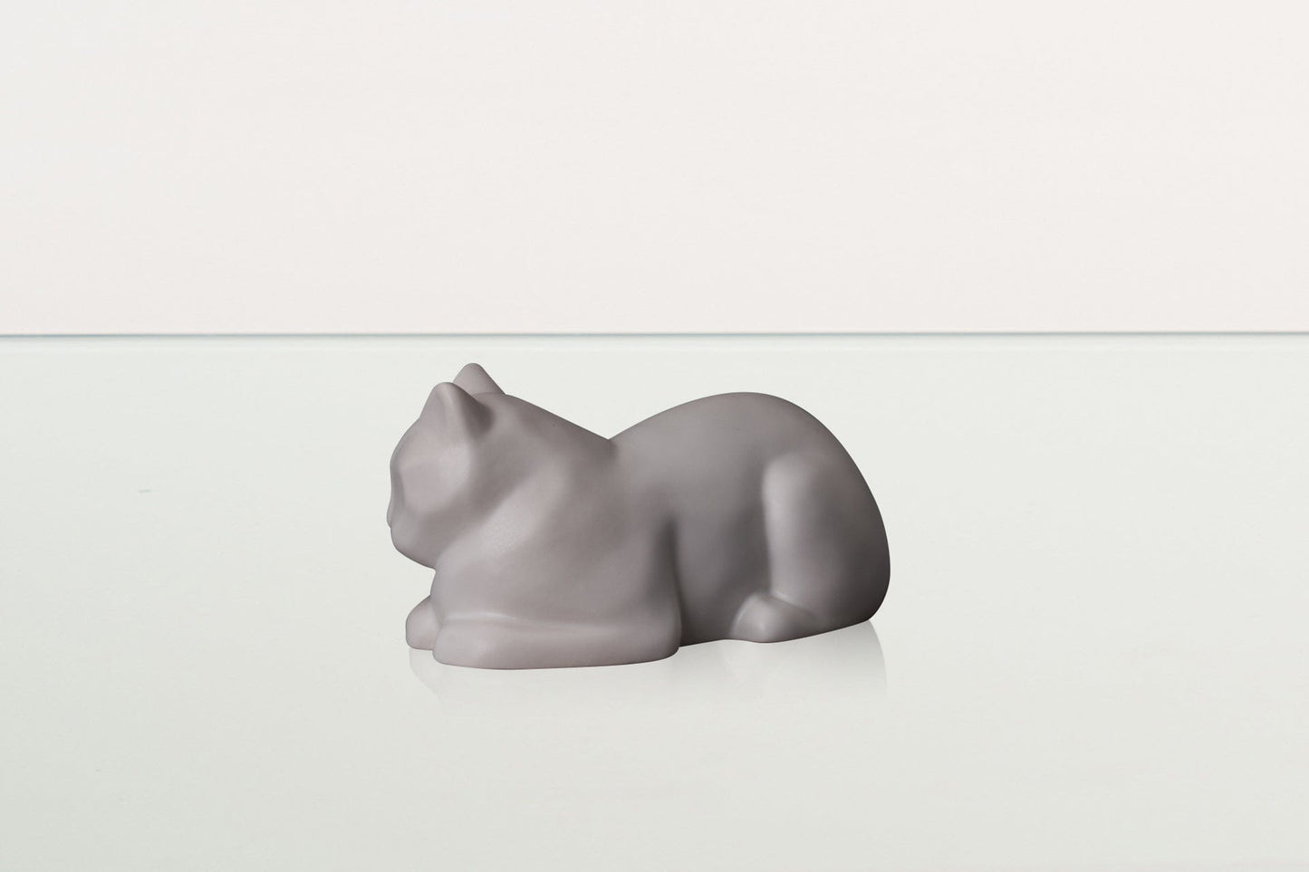 
                  
                    Pulvis Art Urns Pet Urn Mini Laying Cat Cremation Urn - White Matte | Ceramic Pet Urn
                  
                