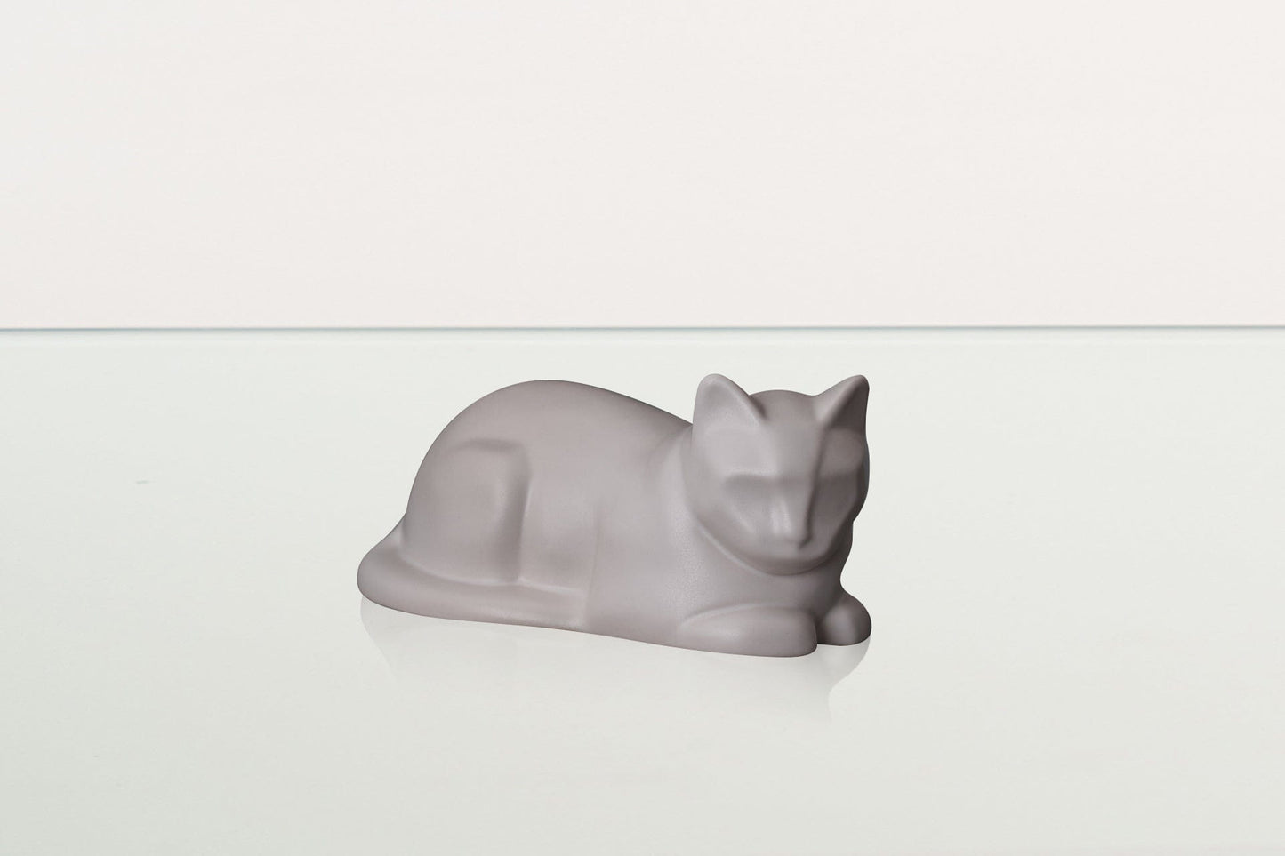 
                  
                    Pulvis Art Urns Pet Urn Mini Laying Cat Cremation Urn - White Matte | Ceramic Pet Urn
                  
                